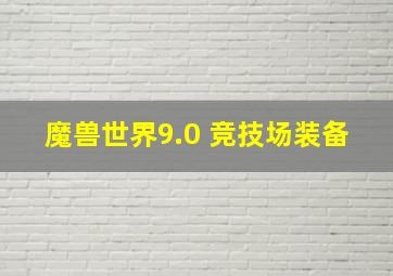 魔兽世界9.0 竞技场装备